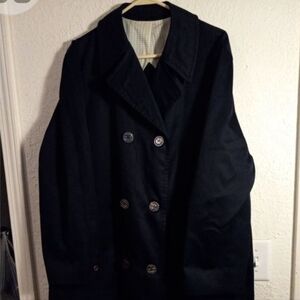 Neiman Marcus Black Pea Coat